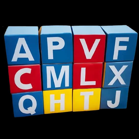 Alphabet Foam Blocks thumbnail 3