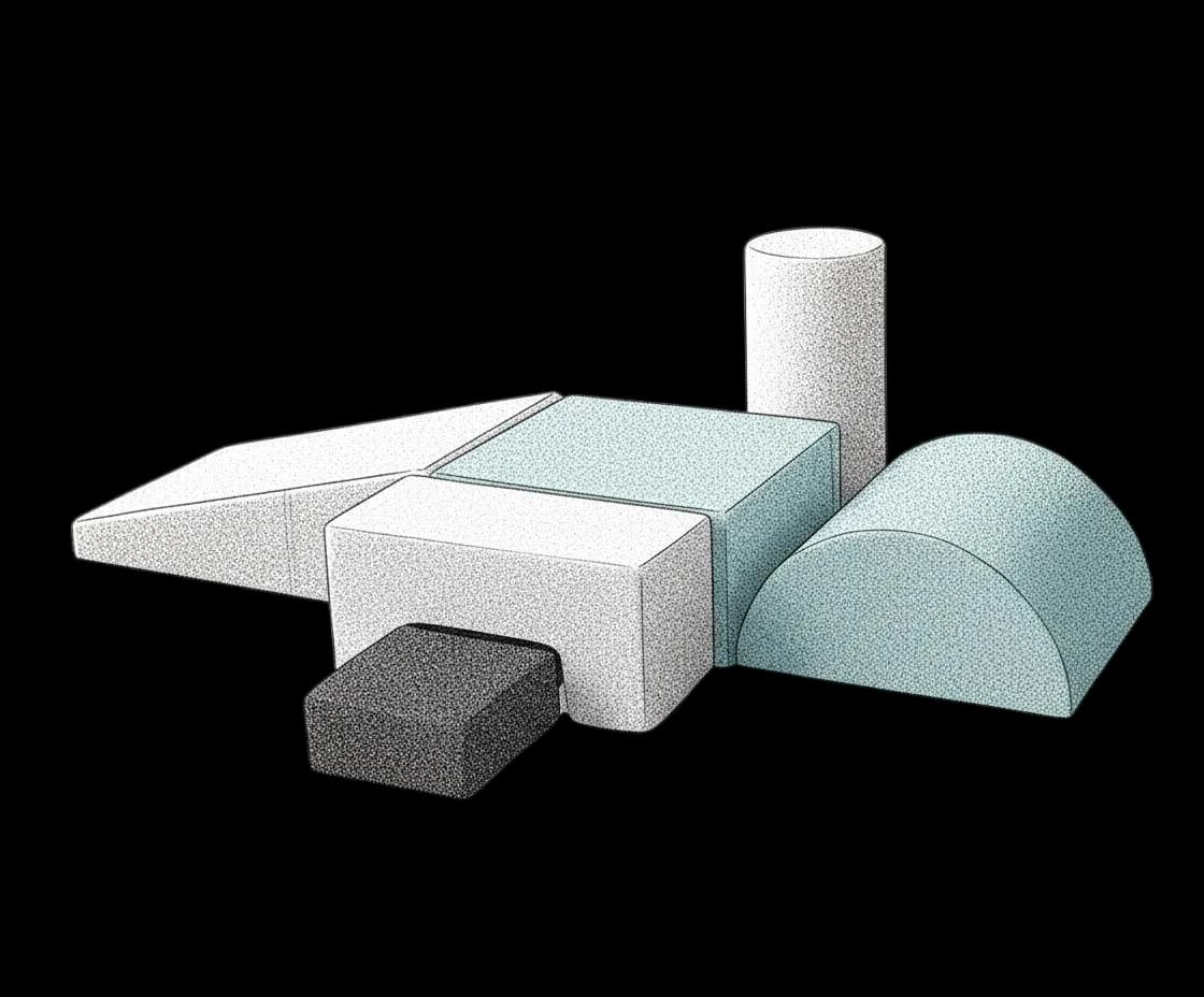Early Development Foam Shape Playground