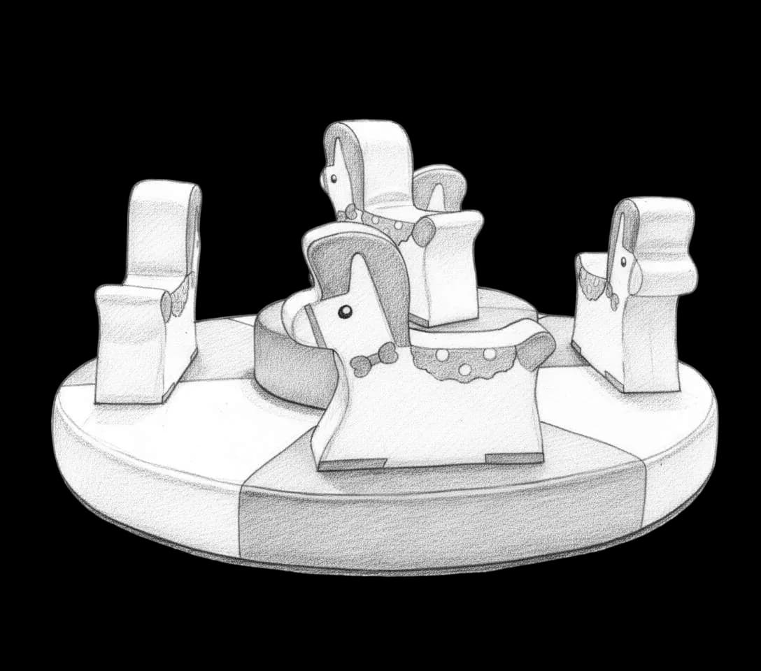 Soft Play Gym Carousel Setup