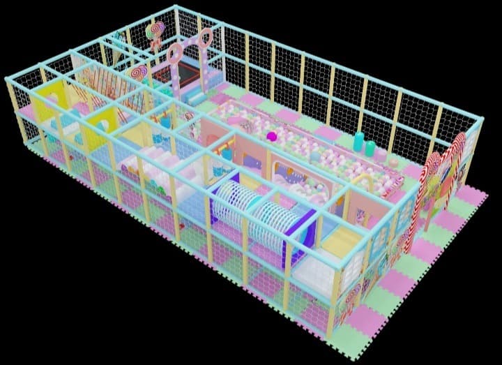Sweet Land Candy Themed Play Center